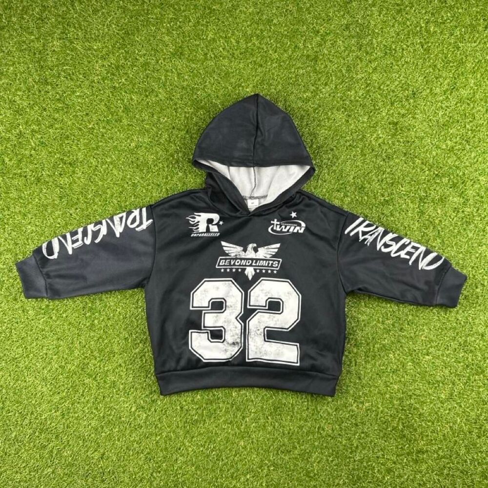 Beyond-yoga Men's Black and Grey Hoodie